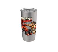 Jesus vs Devil, Boxing, Jesus Christ Stainless Steel Insulated Tumbler