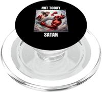 Jesus vs Satan in a Boxing Match - Not Today Satan PopSockets PopGrip for MagSafe
