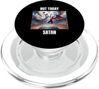 Jesus vs Satan Playing Basketball - Not Today Satan PopSockets PopGrip for MagSafe