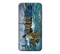 Jesus Walk on The Sea Case Cover For LG K8 (2018), LG Aristo 2, LG Tribute Dynasty, LG Zone 4, LG Fortune 2, LG K8+, LG K9