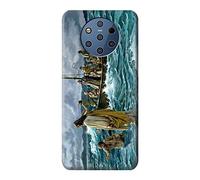 Jesus Walk on The Sea Case Cover For Nokia 9 PureView