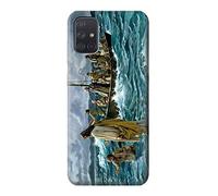 Jesus Walk on The Sea Case Cover For Samsung Galaxy A71 5G [for A71 5G only. NOT for A71]