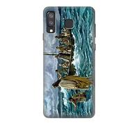 Jesus Walk on The Sea Case Cover For Samsung Galaxy A8 Star, A9 Star