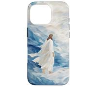 Jesus Walking on Water Christian Faith Over Fear God Lovers Case for iPhone 16 Pro
