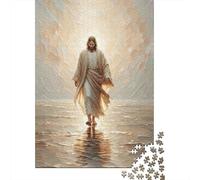 Jesus Walking on Water Jigsaw for Adults Teens: Jesus Walking on Water Educational Game for Wall Decoration And Gifts 70x50cm/1000pcs