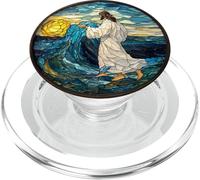 Jesus Walking on Water PopSockets PopGrip for MagSafe