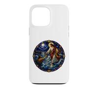 Jesus Walking Upon Water Saving Peter Sacred Mosaic Faith Case for iPhone 13 Pro Max