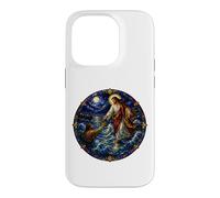 Jesus Walking Upon Water Saving Peter Sacred Mosaic Faith Case for iPhone 14 Pro