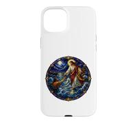 Jesus Walking Upon Water Saving Peter Sacred Mosaic Faith Case for iPhone 15 Plus