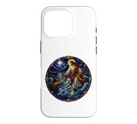 Jesus Walking Upon Water Saving Peter Sacred Mosaic Faith Case for iPhone 16 Pro