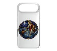 Jesus Walking Upon Water Saving Peter Sacred Mosaic Faith Case for iPhone Air