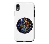 Jesus Walking Upon Water Saving Peter Sacred Mosaic Faith Case for iPhone XR