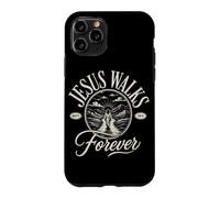 Jesus Walks With Me Forever Christian Faith Matt 28:6 Case for iPhone 11 Pro