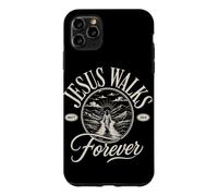 Jesus Walks With Me Forever Christian Faith Matt 28:6 Case for iPhone 11 Pro Max