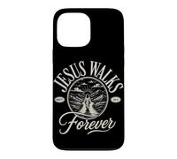 Jesus Walks With Me Forever Christian Faith Matt 28:6 Case for iPhone 13 Pro Max