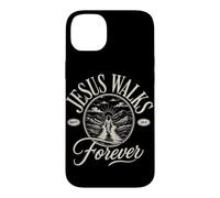 Jesus Walks With Me Forever Christian Faith Matt 28:6 Case for iPhone 14 Plus