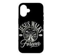 Jesus Walks With Me Forever Christian Faith Matt 28:6 Case for iPhone 16
