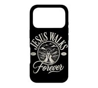 Jesus Walks With Me Forever Christian Faith Matt 28:6 Case for iPhone 17 Pro