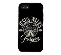 Jesus Walks With Me Forever Christian Faith Matt 28:6 Case for iPhone SE (2020) / 7/8