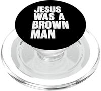 Jesus Was A Brown Man Christian Christ Follower Cute Funny PopSockets PopGrip for MagSafe