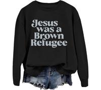 Jesus Was A Brown Refugee Sweatshirt, Jesus Sweatshirt, Christian Sweatshirts, Unisex