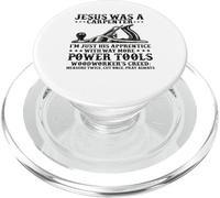 jesus was a carpenter i'm his apprentice Faither Christian PopSockets PopGrip for MagSafe