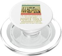 jesus was a carpenter i'm his apprentice Faither Christian PopSockets PopGrip for MagSafe