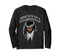 Jesus Was A Palestinian Jesus Keffiyeh Palestine Christian Long Sleeve T-Shirt