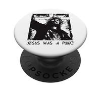 "Jesus was a punk!", Jesus, punk rock PopSockets Adhesive PopGrip