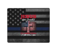 Jesus Was Convicted Of A Sham Trial I Still Follow Him Mouse Mat Non-Slip Mousepad Rubber Base Mouse Pads For Home Office Laptop 25X30Cm