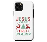 Jesus was The First Scarecrow Funny Ugly Xmas Sweater Style Case for iPhone 11 Pro