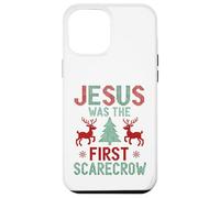 Jesus was The First Scarecrow Funny Ugly Xmas Sweater Style Case for iPhone 12 Pro Max