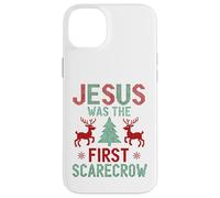 Jesus was The First Scarecrow Funny Ugly Xmas Sweater Style Case for iPhone 14 Plus