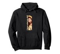 Jesus Watching Peeking I know what you did Christian Meme Pullover Hoodie