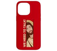 Jesus Watching Peeking Need Talk Christian Humor Funny Meme Case for iPhone 14 Pro Max