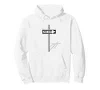 Jesus Way Cross Catholic apparel Pullover Hoodie
