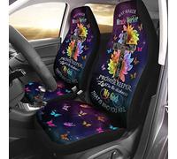 Jesus Way Maker Miracle Worker Promise Keeper 2 Pcs Car Seat Protector Absorbent Sweat Car Seat Cover Comfortable Front Seats Cushion Cover Universal Fit Truck Suv Sedan
