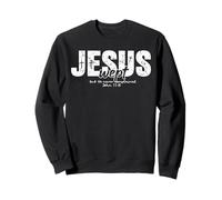 Jesus Wept John 11:35 Christian Bible Verse Sweatshirt