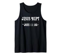 Jesus Wept John 11:35 Tank Top
