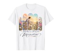 Jesus Wildflowers Christian Lamb Christ Pray God Mercy Saved T-Shirt