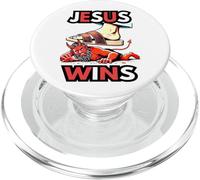 Jesus Wins 1 Corinthians 15 55 Zechariah 14 4 PopSockets PopGrip for MagSafe