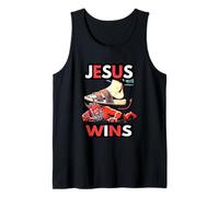 Jesus Wins 1 Corinthians 15 55 Zechariah 14 4 Tank Top