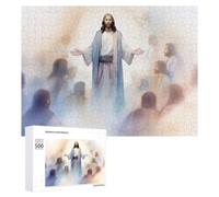Jesus with His Disciples: Holiday-Season Gift, 500 PCS Displayable Picture Puzzle - to Assemble, Frame And Display