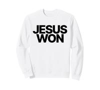 Jesus Won, God Love Christian Faith Worship Religious Sweatshirt