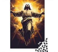 Jesus Wooden Jigsaw Puzzles 1000 Pieces for Adults Jigsaw Puzzles for Adults 1000 Piece Puzzle Educational Games 1000pcs (75x50cm)