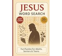 Jesus Word Search Puzzle Book: Word Searches With Clear and Easy to Read Words About Life, Names ,Teachings, Miracles Of Jesus and More | 6x9 ... Time (Christian Word Search Book Series)