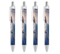 Jesusman Christians Ballpoint Pen for Office Work 4 PCS