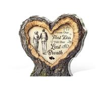 Jesuspirit - Custom-Shaped Acrylic Plaque - Gift for Husband, Wife, or Couple, Birthday, Christmas Gifts For Men, Women - To My Wife, Husband (1st Kiss)