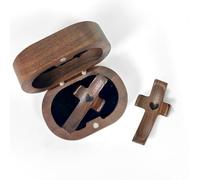 Jesuspirit - Personalized Pocket Olive Wood Cross, Fidget for Prayer & Comfort, Christian Gift for Men Women, Clinging Faith, Religious Gifts Pocket Cross My Heart
