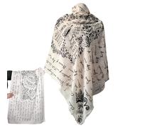 Jesus's Names Christian Prayer Scarf, Christian Prayer Shawl for Women, Long Soft Scripture Shawl, 75 Languages, Lightweight Breathable Bible Verse Scarf for Outdoor Travel Church